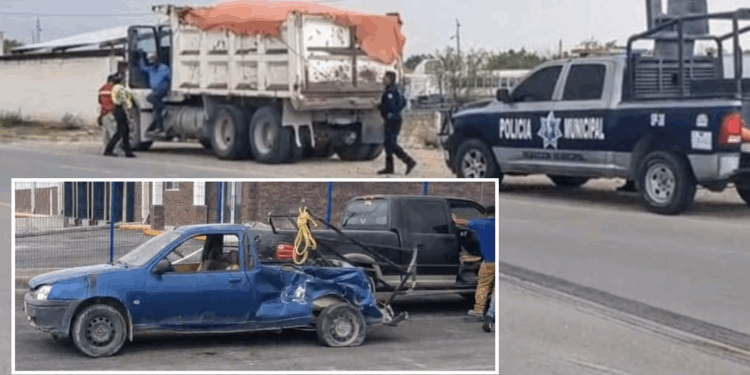Accidente cerca del aeropuerto de Piedras Negras dejó un muerto y un herido grave.
