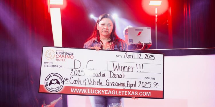 Residente de San Antonio gana Acadia Denali 2025 en Casino Kikapoo