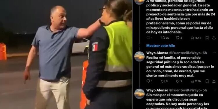 Empleado de Poder Judicial se disculpa tras protagonizar videoescándalo en alcoholímetro de Saltillo