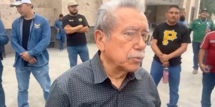 Luis Roberto Jiménez, representante legal del sindicato de Obras Públicas de Piedras Negras.
