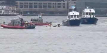 Los cuerpos fueron recuperados de las aguas del Hudson.