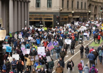 Los participantes exigieron, entre otras cosas, el fin de los recortes en programas  de salud.