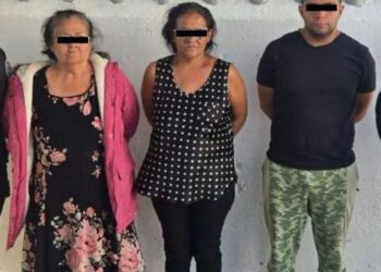 Carlota “N”, sus hijos Mariana “N” y Eduardo “N”, fueron llevados al Centro Penitenciario y de Reinserción Social.