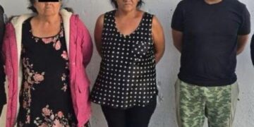 Carlota “N”, sus hijos Mariana “N” y Eduardo “N”, fueron llevados al Centro Penitenciario y de Reinserción Social.