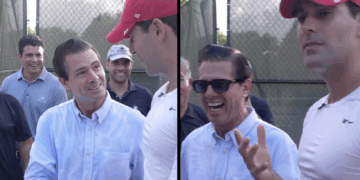 El expresidente reapareció entre carcajadas y aplausos en un espectáculo en Punta Cana.