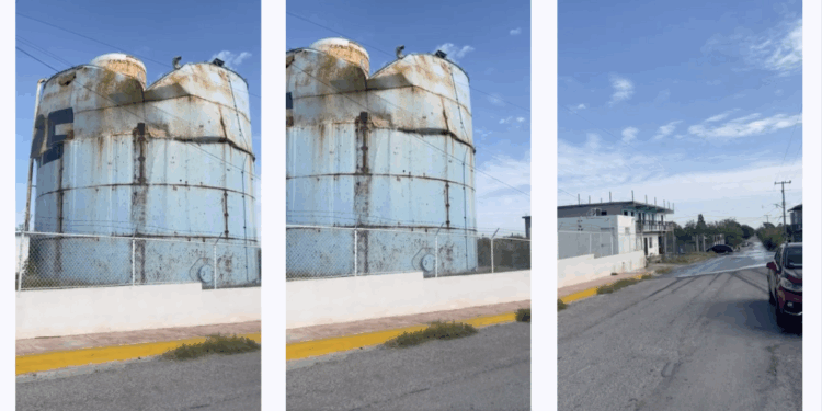 Preocupación en colonia Doctores por posible colapso de tanque de agua.