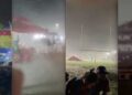Tormenta frustra millonario show de Gerardo Ortiz en la Feria del Norte.