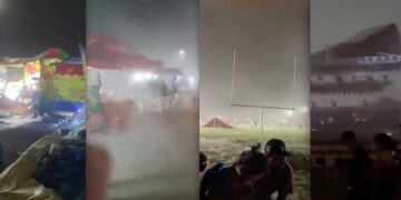 Tormenta frustra millonario show de Gerardo Ortiz en la Feria del Norte.