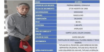 Continúa búsqueda de adulto mayor desaparecido en Piedras Negras.