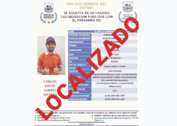 Carlos David Torres regresó por voluntad propia a casa de sus padres; autoridades concluyeron la investigación.