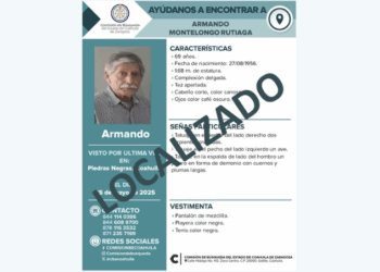 Armando Montelongo Rutiaga fue encontrado en Durango tras trasladarse voluntariamente sin avisar; autoridades confirman que no se trató de un delito.