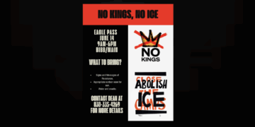 “No Kings / No ICE”: protesta nacional llega a Eagle Pass.