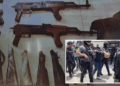 Autoridades aseguraron armas largas, droga y motocicletas utilizadas en actividades ilícitas.