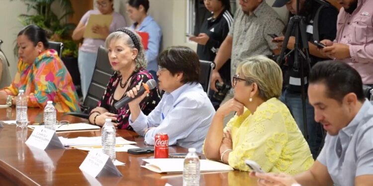 La regidora Zahara Elia Kanagúsico rechazó la propuesta del alcalde de movilizar a padres y estudiantes para presionar al Gobierno del Estado.