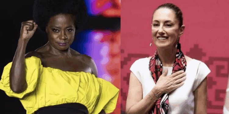 Viola Davis elogia a Claudia Sheinbaum por enviar ayuda a Texas.