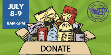 Eagle Pass recolecta víveres para familias afectadas en Hill Country.