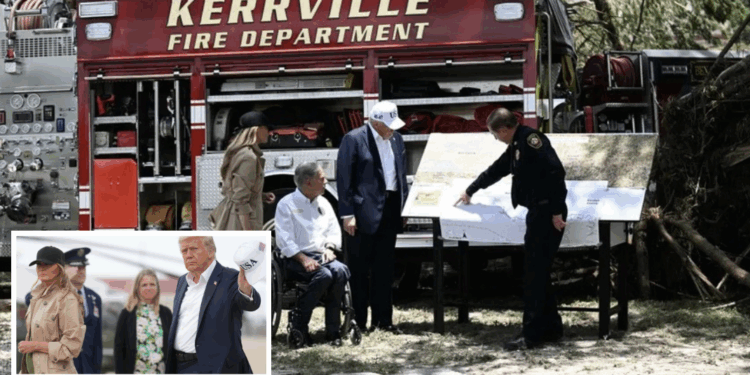 Trump promete sistema de alertas tras desastre en Texas.