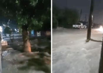 Vialidades de Piedras Negras colapsan por lluvia.