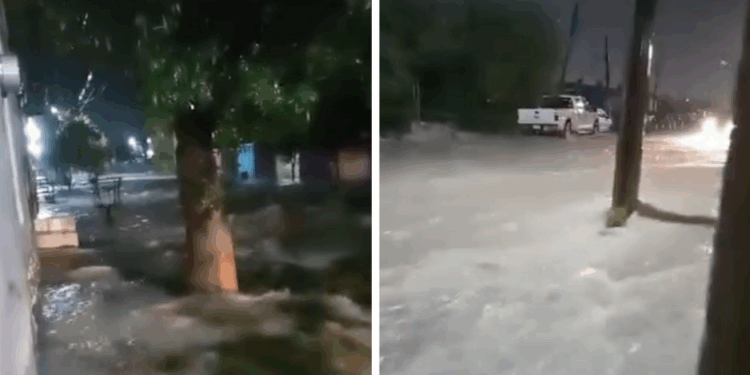 Vialidades de Piedras Negras colapsan por lluvia.