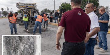 Contratan empresa para bacheo sin transparencia en el proceso.