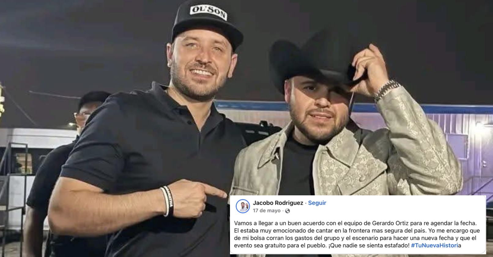 Se complica promesa de reponer concierto de Gerardo Ortiz – Demos