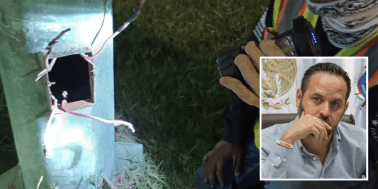 Sindicato de Obras Públicas, bajo sospecha por daños al alumbrado.