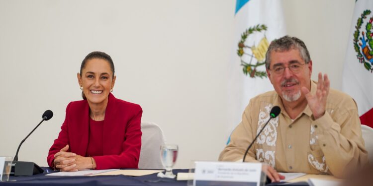 Sheinbaum promete “frontera de paz” y mayor cooperación con Guatemala.