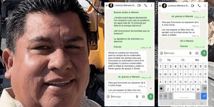 Lorenzo Menera lamentó la falta de colaboración del Municipio.