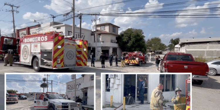 Explosión de tanque de gas provoca incendio en pastelería de la colonia Los Montes.