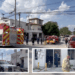 Explosión de tanque de gas provoca incendio en pastelería de la colonia Los Montes.