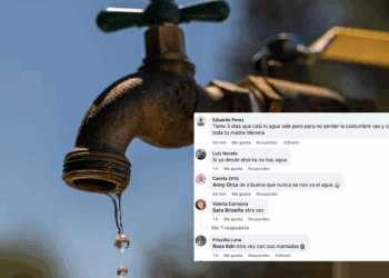 Vecinos reclaman: “Ya llevamos tres días sin agua”.