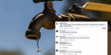 Vecinos reclaman: “Ya llevamos tres días sin agua”.