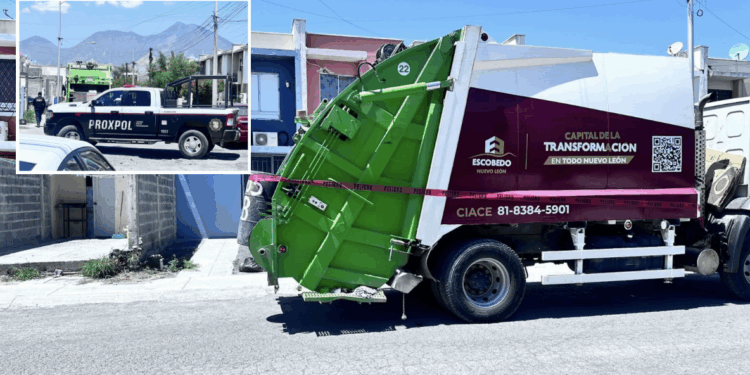 La recién nacida aún tenía el cordón umbilical.