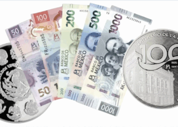 Banxico cumple 100 años y lo celebra con moneda y billetes conmemorativo.