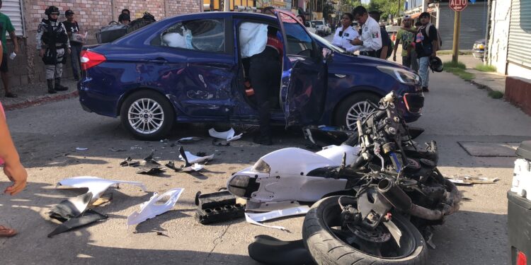 Margarito Jiménez García salió proyectado varios metros tras ser impactado.