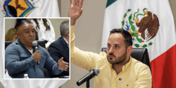 El alcalde Jacobo Rodríguez cerró la sesión con insultos y gritos.