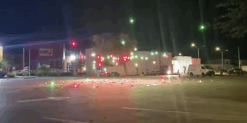 Fracasa espectáculo de drones en el Grito de Piedras Negras.