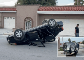 Exceso de velocidad causa choque y volcadura en Piedras Negras.