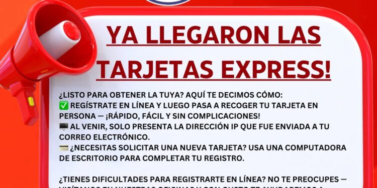 Tarjeta Express busca reducir filas en los puentes internacionales.