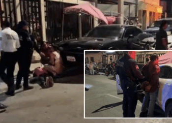 Detienen a conductor ebrio que causó accidente y dejó una mujer herida.