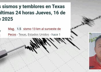 Reportan fuerte estruendo en la frontera; Protección Civil confirma sismo en Pecos, Texas.
