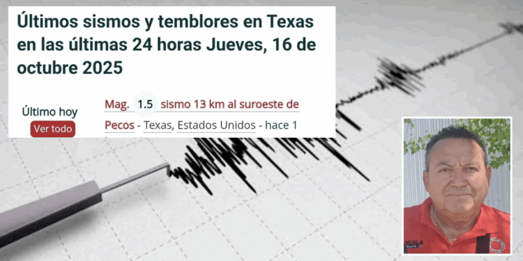 Reportan fuerte estruendo en la frontera; Protección Civil confirma sismo en Pecos, Texas.