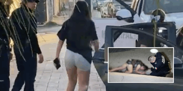 Detienen a mujeres por agresión en la colonia Las Fuentes.