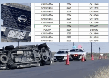 Funcionarias de Contraloría de Piedras Negras sufren accidente en carretera 57.