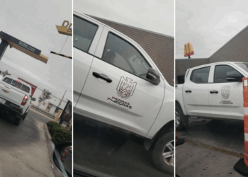 Alcalde justifica presencia de vehículo oficial en Eagle Pass.