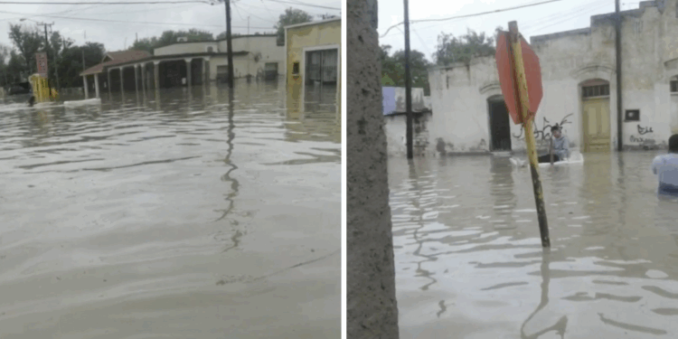Municipio niega estudios hidráulicos del muro de Ferromex, estas fotos muestran la inundación en el sector CROC y Bravo en el 2013.