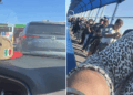 Esperas superiores a cinco horas para ingresar a Eagle Pass. Las filas a pie también se alargaron, llegando hasta la mitad del puente