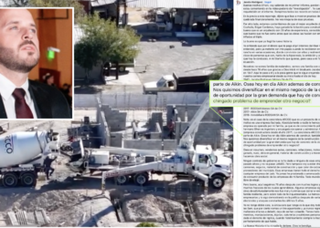 Alcalde reconoce que su familia opera la concretera que abastece obras del Municipio.
