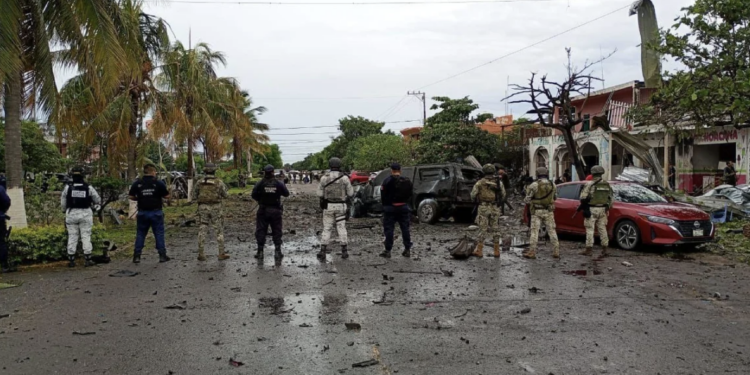 El estallido, ocurrió a pocos metros de la alcaldía.