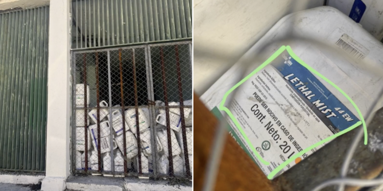 Municipio abre procedimiento contra Jurisdicción Sanitaria por verter químicos al drenaje.